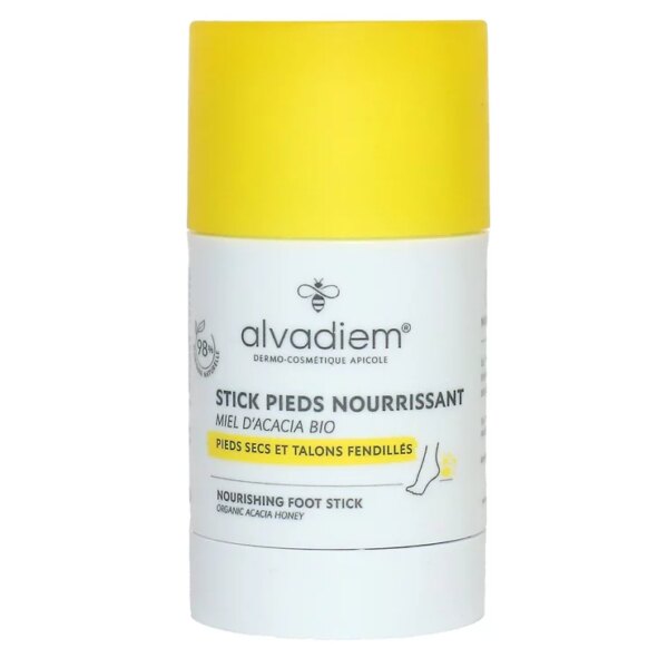 Stick Pieds Nourrissant Bio 50g - Répare Talons Secs | Alvadiem