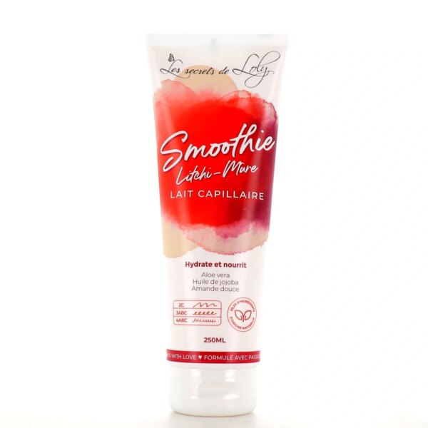 Smoothie Litchi-Mûre Lait Capillaire