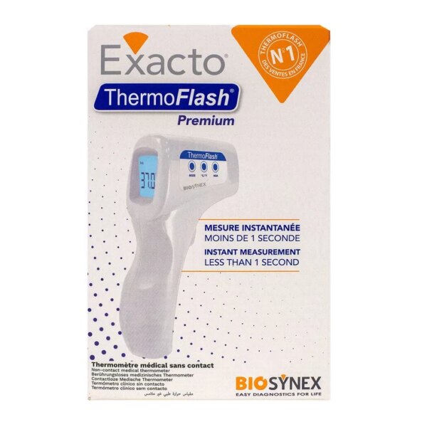 Thermomètre Flash Premium sans contact Biosynex - 1 unité