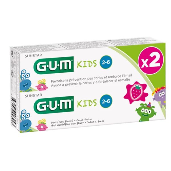 Dentifrice Kids 3ans+ - 2x50ml