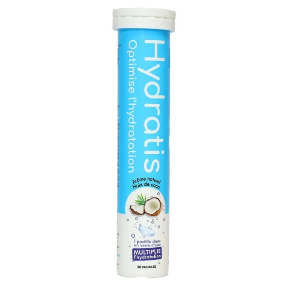 Solution d'hydratation arôme noix de coco 20 pastilles