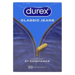 Classic Jeans 20 préservatifs lubrifiés confort et confiance