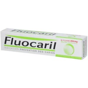 Fluocaril Bi-Fluoré 250 mg Pâte Dentifrice Menthe 125 ml
