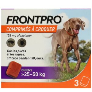 Frontpro Chien Géant 25-50 kg - Traitement Antiparasitaire Oral