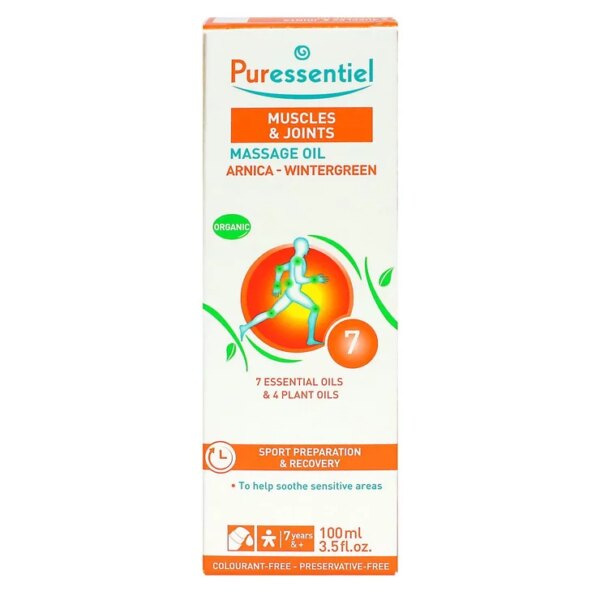Articulations et muscles huile de massage effort musculaire bio 100ml