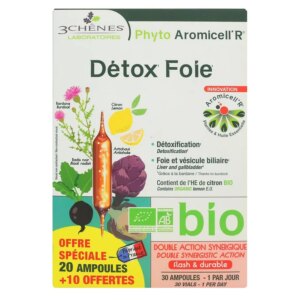 Ampoules Detox Foie Bio x20 + 10 offertes