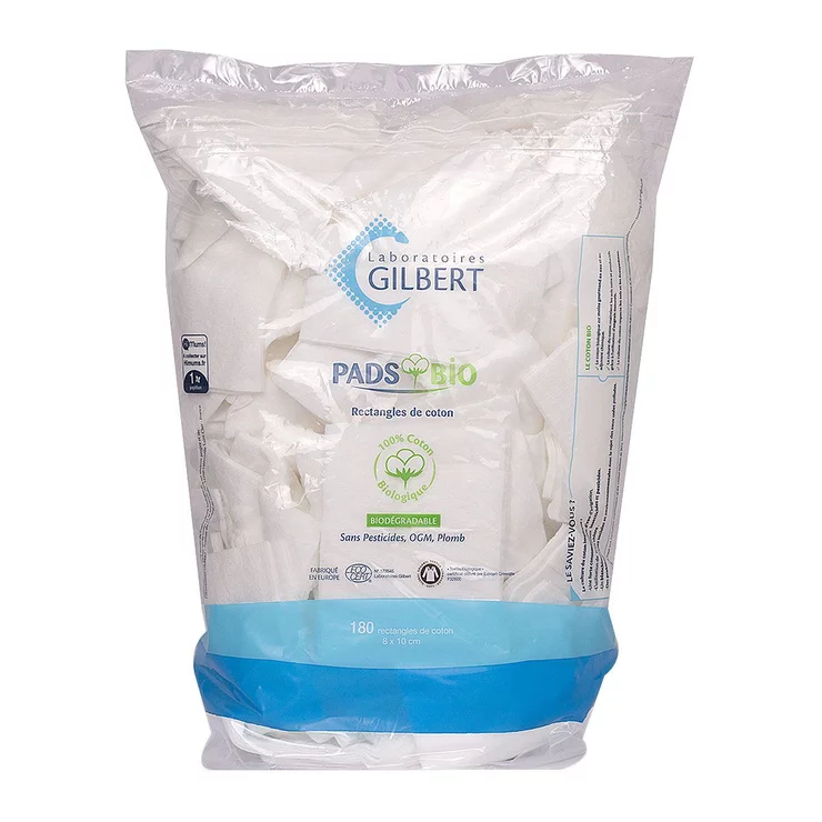 180 cotton pads bio pour bébé