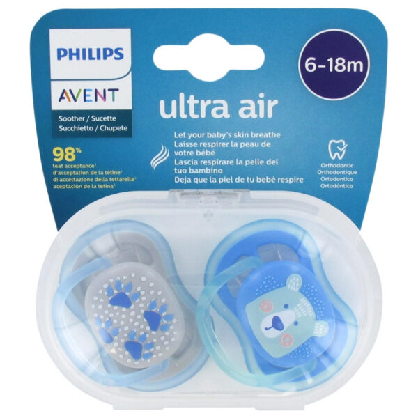 Avent Ultra Air 2 Sucettes Orthodontiques 6-18 Mois