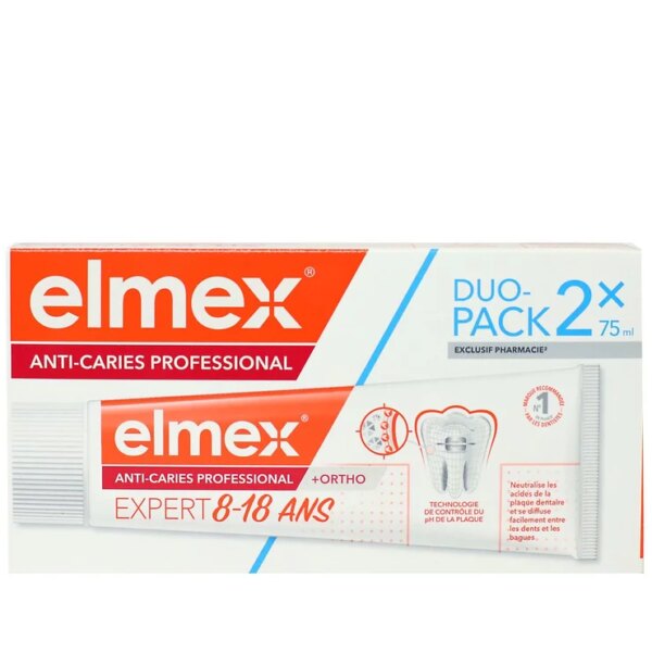 Dentifrice Anti-Caries Professional Expert Lot de 2 x 75 ml