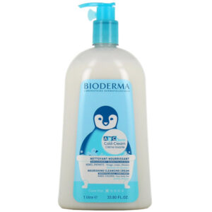 BIODERMA ABCDerm Cold-Cream lavante crème lavante nourrissante pour bébé 1L