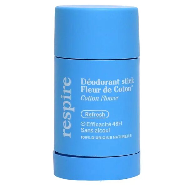 Respire Déodorant stick Fleur de coton 20g