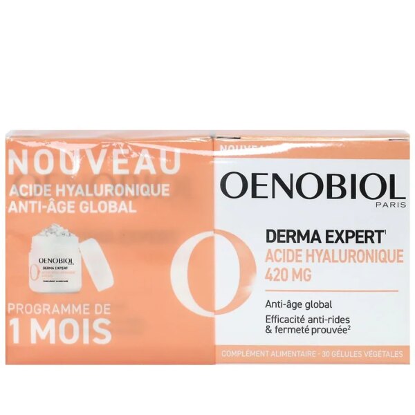 Derma Expert Acide Hyaluronique 420 mg Lot de 2 x 30 Gélules