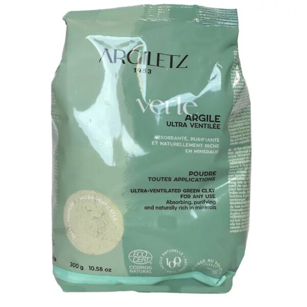 Argile Verte Ultra Ventilée 300g - Argiletz