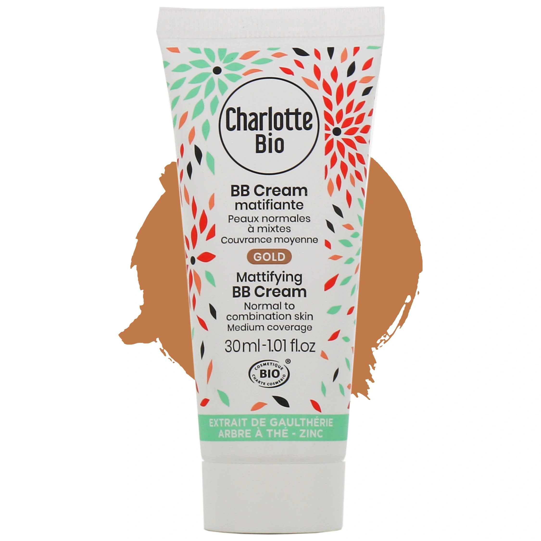 Charlotte Bio BB Cream Matifiante Gold Peaux Mixtes 30 ml