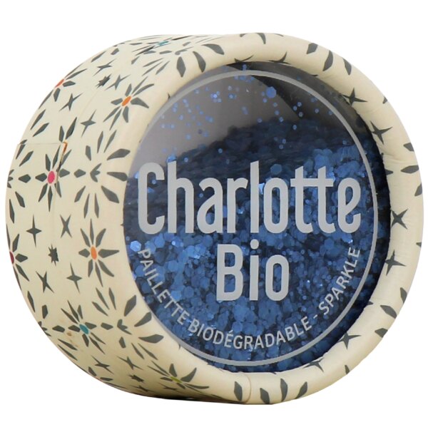 Paillettes visage Bleu