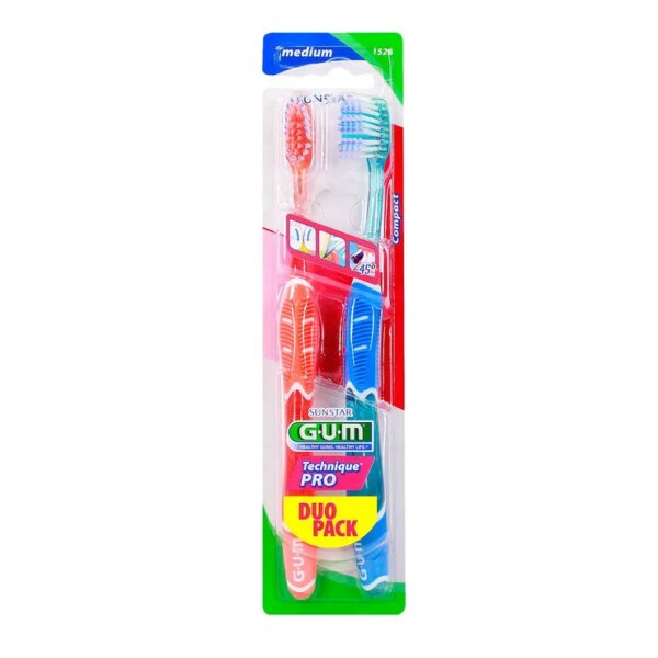 Technique Pro Duo Pack 2 Brosses à Dents Médium 1528