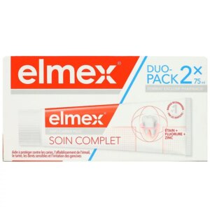 Soin Complet Dentifrice Anti-Caries Plus Lot de 2 x 75 ml