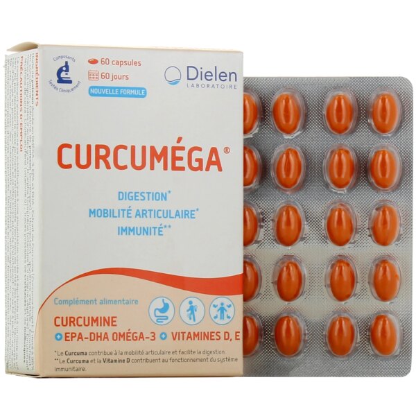 Curcuméga Capsules x 60