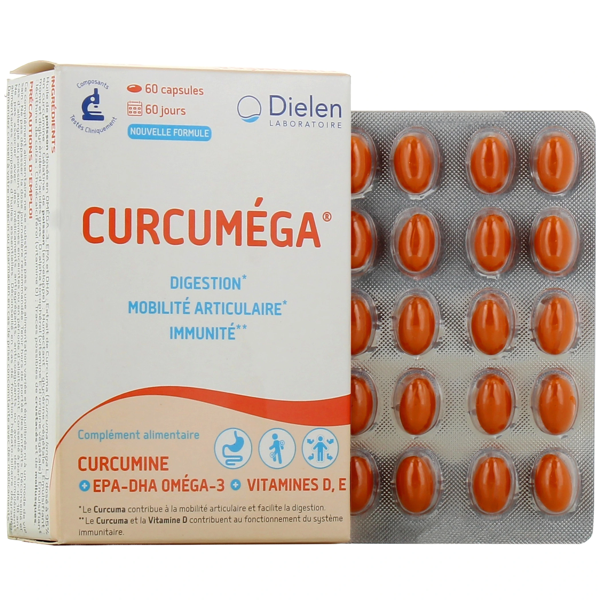 Curcuméga Capsules x 60