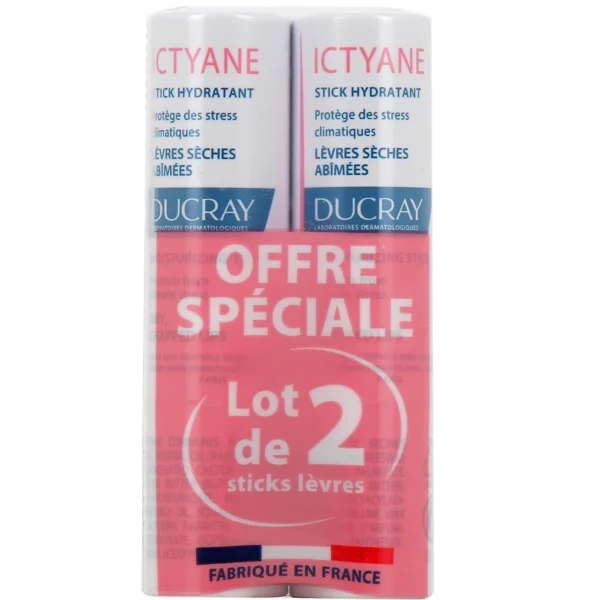 Stick à lèvres hydratant Ducray Ictyane 3g