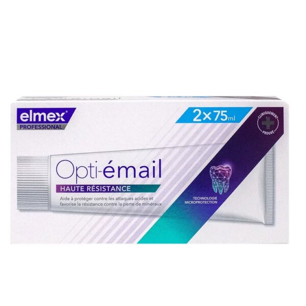 Opti-émail Dentifrice Lot de 2 x 75 ml