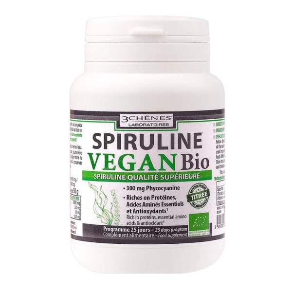 Spiruline Bio 60 Comprimés