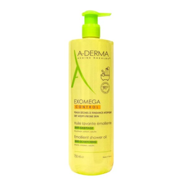 Aderma Exomega Control Huile Lavante Émolliente 750ml