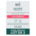 Keops Sensitive déodorant à bille 48h 2x30ml
