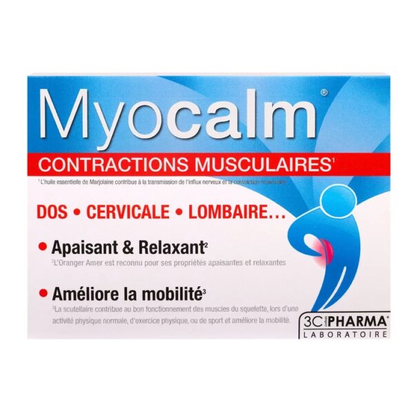 Myocalm Contractions Musculaires 30 Comprimés