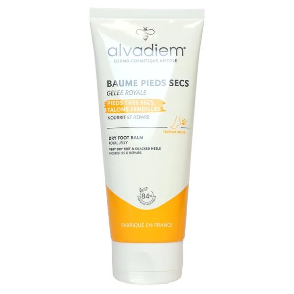 Baume Pieds Secs Texture Riche Alvadiem 75ml - Réparation Intense