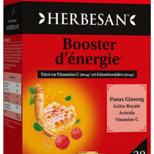 Panax Ginseng CA Meyer Gelée Royale Vitamine C Acérola 20 Ampoules + 10 Ampoules Offertes
