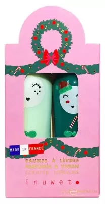 Duo Baumes à Lèvres Parfumés Star Sequins Pomme & Cerise 2 x 3,5 g