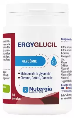 ergyglucil, ergyglucil nutergia, ergyglucil glycémie