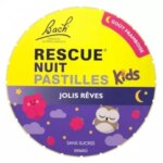 Rescue Nuit Bach Kids Pastilles Framboise 50 g