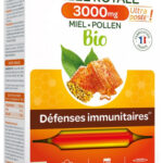 Gelée Royale miel pollen 3000mg bio 20x15ml