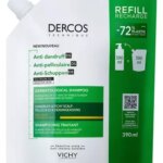 Dercos Shampoing Traitant Anti-Pelliculaire DS Cheveux Secs Éco-Recharge 390 ml