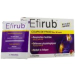 Efirub Coups de Froid Goût Ananas 16 Sachets