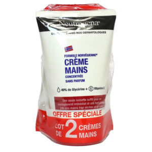 Crème mains concentré sans parfum 2x50ml