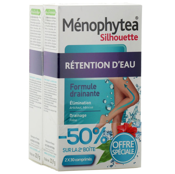 Ménophytea Rétention d'Eau 2x30 Comprimés – Avis & Prix | Pharmacie