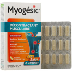 Myogésic Décontractant Musculaire 30 cp – Soulage les tensions