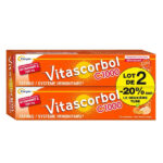 Vitascorbol C 1000 - Comprimés effervescents goût abricot-orange, lot de 2x20