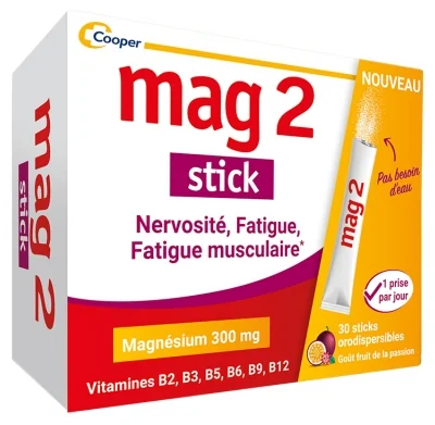 MAG 2 STICK ORODISPERSIBLE 30