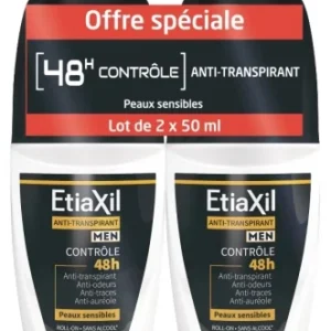 ETIAXIL HOMME DÃ©od 72H 2Roll-on/50ml