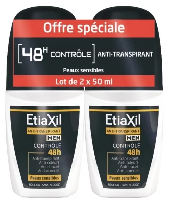 ETIAXIL HOMME DÃ©od 72H 2Roll-on/50ml
