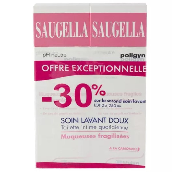 SAUGELLA POLIGYN LIGNE ROSE SOIN LAVANT INTIME - S