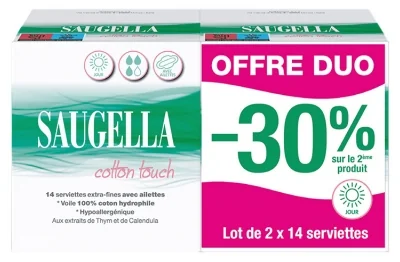 SAUGELLA COTONTOUCH JOUR LOT 2 *14