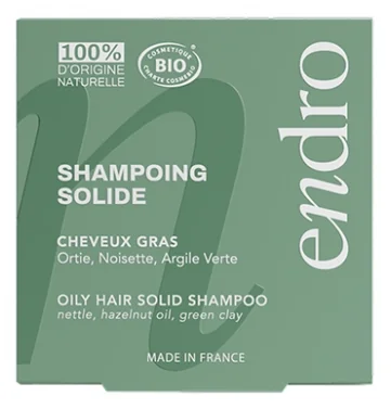Shampoing Solide Cheveux Gras Bio 80 ml