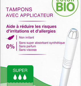 Tampons avec applicateur Super x14