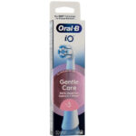 Oral-B Série iO Gentle Care, Brossettes rondes de rechange Authentiques, Brossette la plus douce, Convient aux gencives sensibles, Conçue pour les brosses à dents électriques Oral-B iO, 3