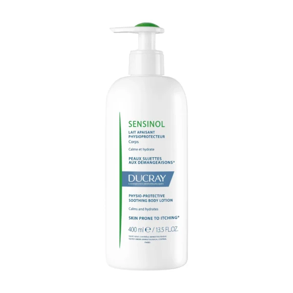 Ducray Sensinol Lait Apaisant Physioprotecteur Corps Flacon Pompe 400 ml